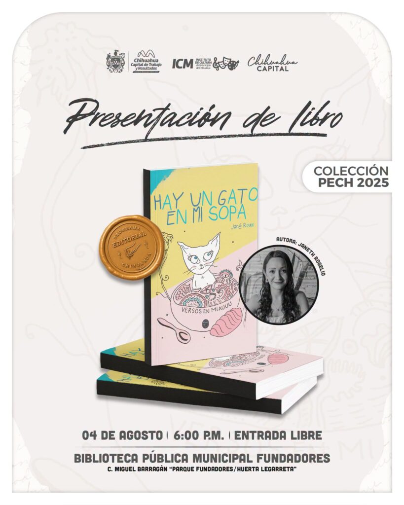 Presentación de libro: Hay un gato en mi sopa